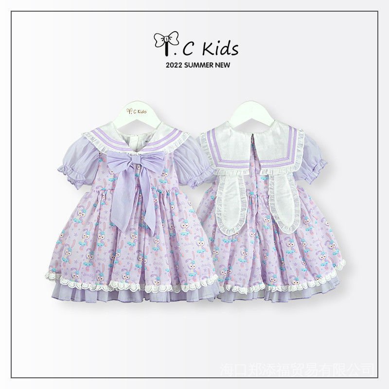 Đầm Công Chúa Lolita Thời Trang Mùa Hè Cho Bé Gái