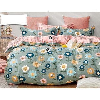 Vải may chăn ga áo gối,gối ôm khổ 2m35 hình bông hoa tình yêu