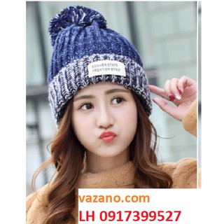 NÓN LEN NỮ MŨ LEN NỮ THỜI TRANG HÀN QUỐC