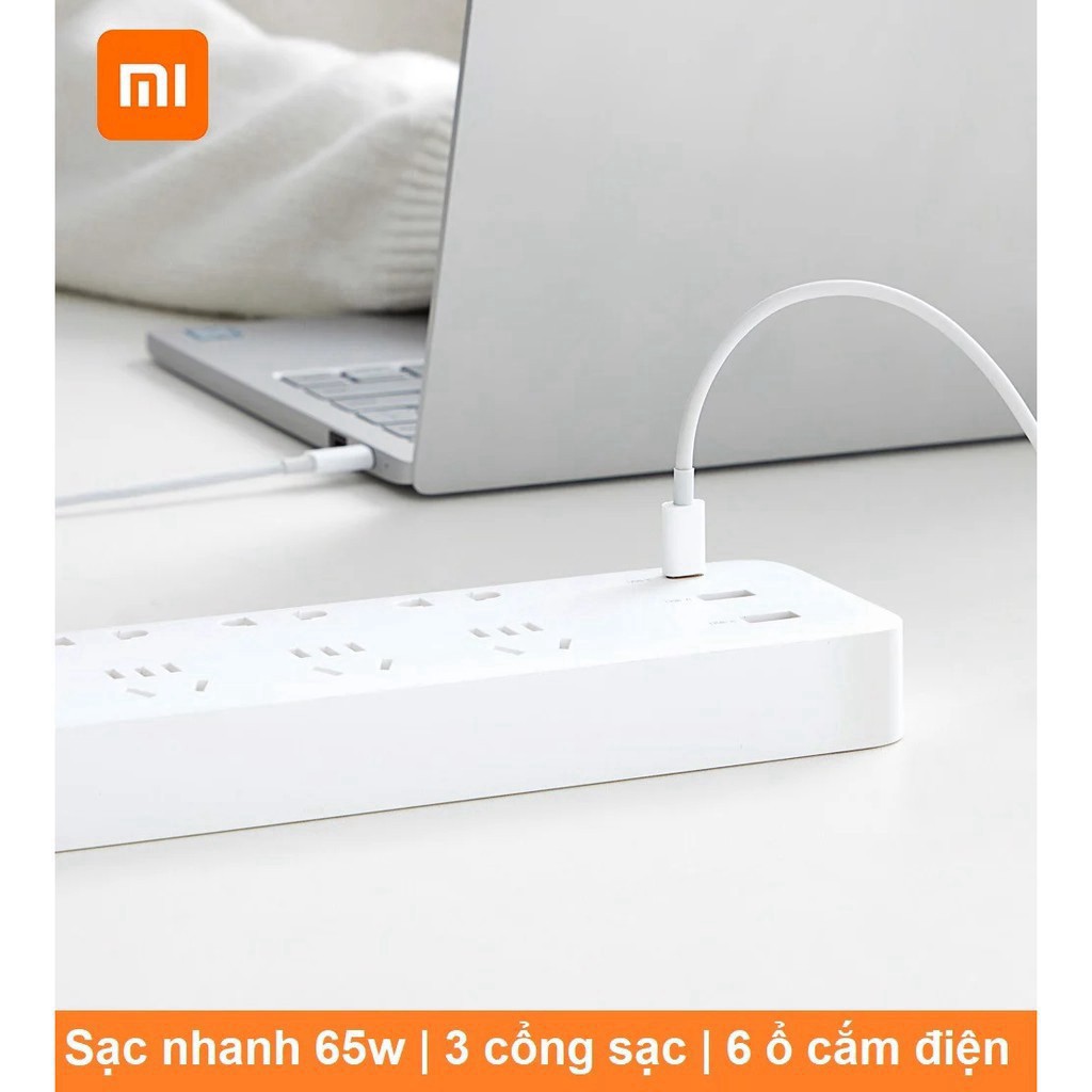 Ổ cắm 6 cổng 65w Xiaomi Zmi CXP01