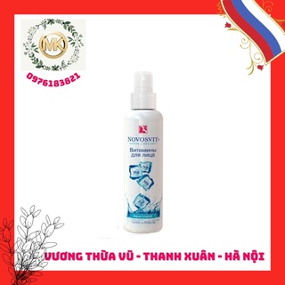 Xịt khoáng novosvit  cân bằng dưỡng ẩm da nga 190ml