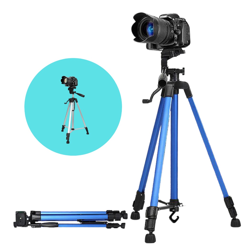 Gậy Chụp Ảnh Tự Sướng 3 Chân Có Điều Khiển Bluetooth - Tripod Điện Thoại Quay Phim Chụp Hình Du Lịch Chuyên Nghiệp