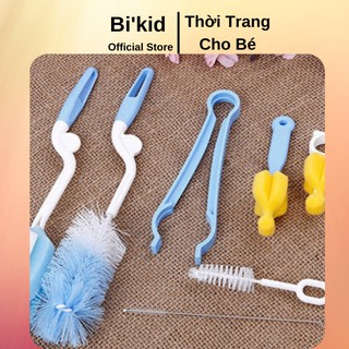 Combo 3 món cọ bình sữa + nước rửa bình dnee + bộ úp bình sữa