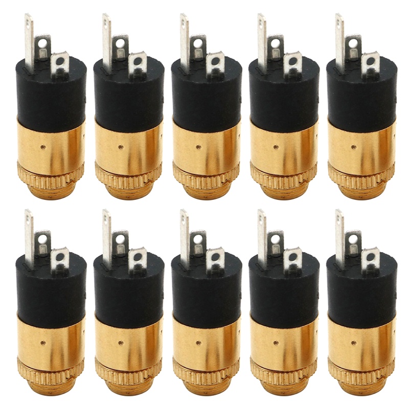 Set 1 5 10 Đầu Nối Jack Cắm Âm Thanh 3 5mm PJ392 Chuyên Dụng