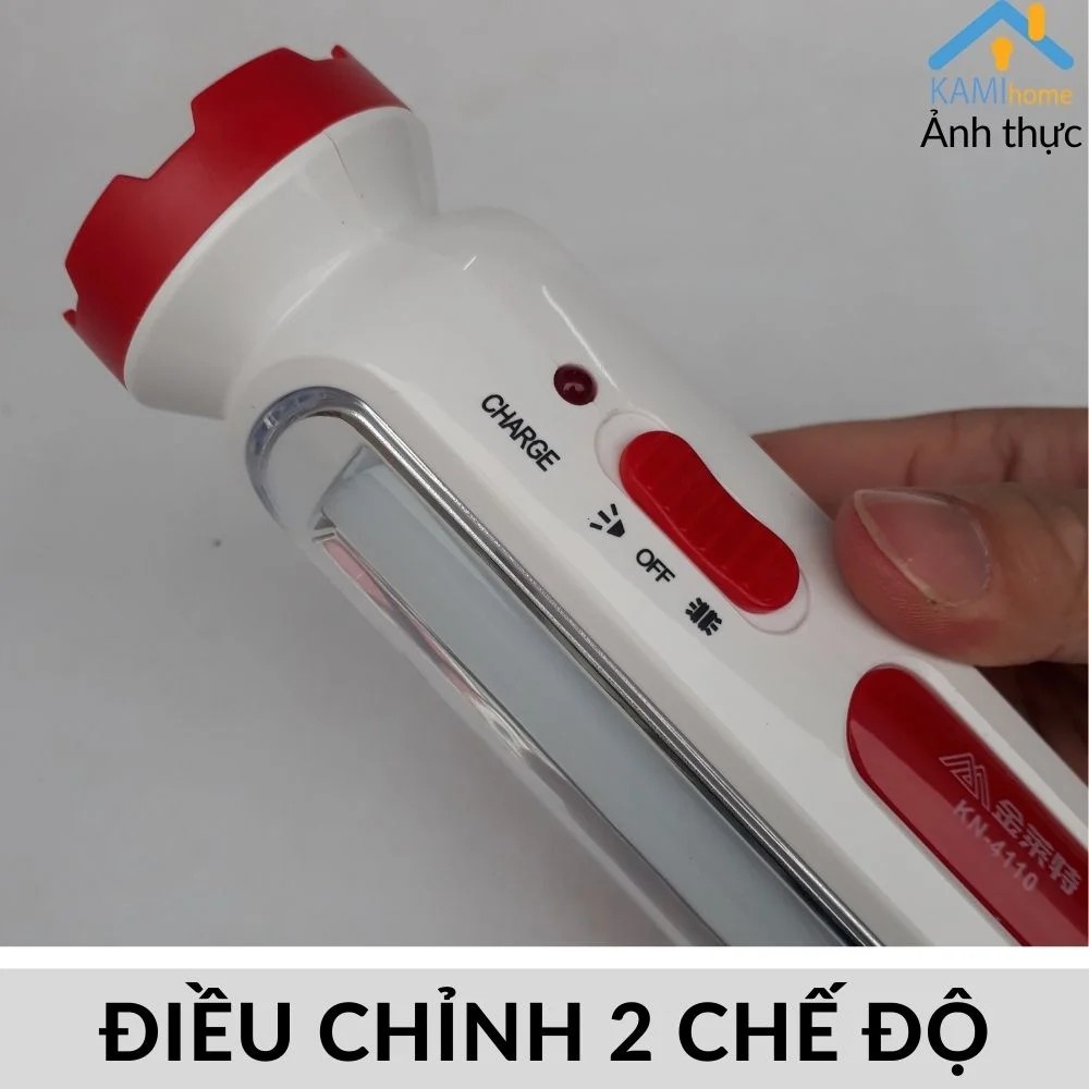 Đèn pin sạc tích điện kiêm đèn để bàn bóng led siêu sáng và tiết kiệm điện K38032.MW4110