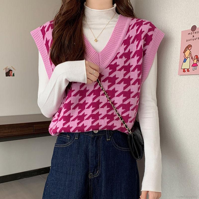 Áo Sweater Dệt Kim Sát Nách Thời Trang Mùa Thu Cho Phái Nữ