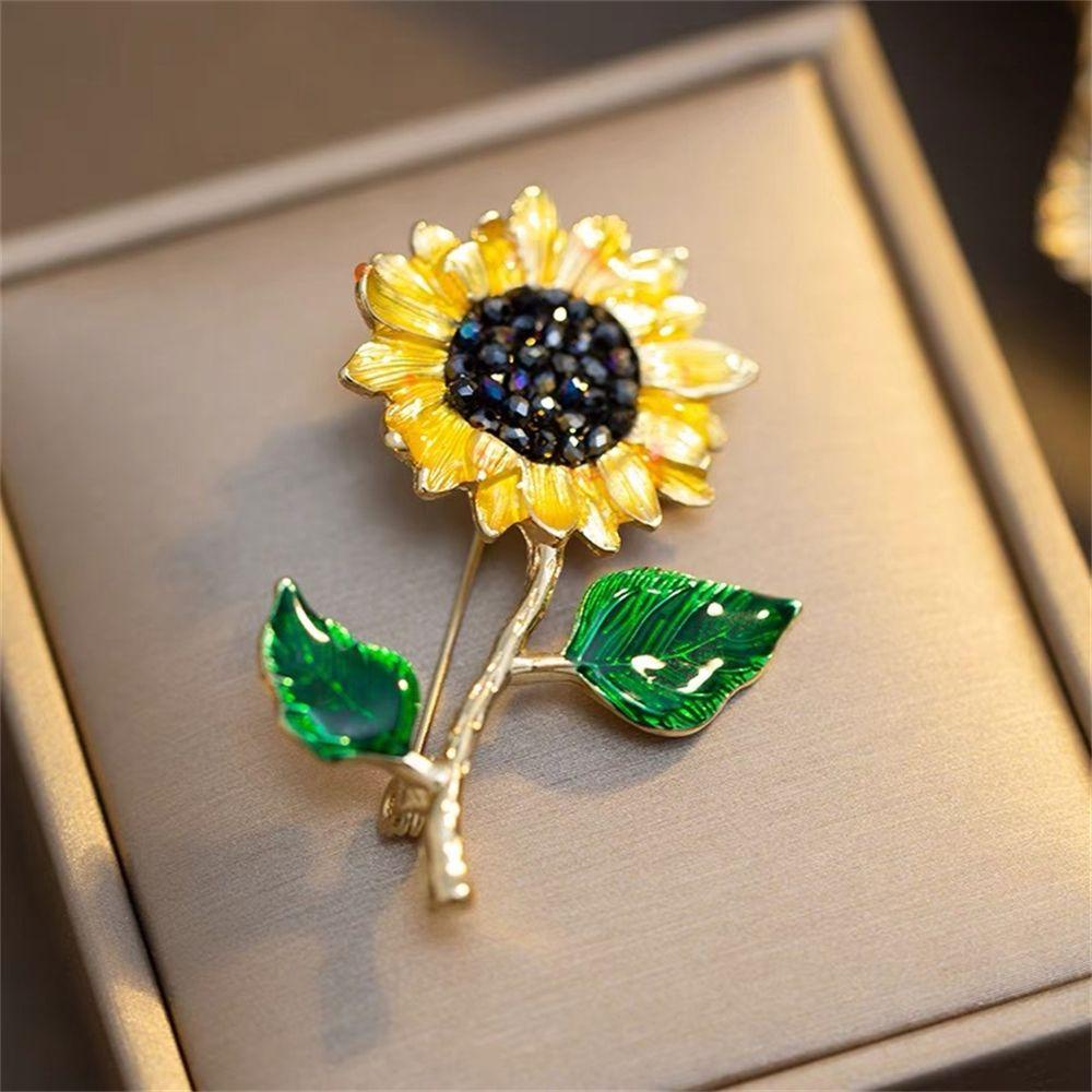 Trâm Cài Áo Hình Hoa Cúc Phong Cách Vintage Thời Trang