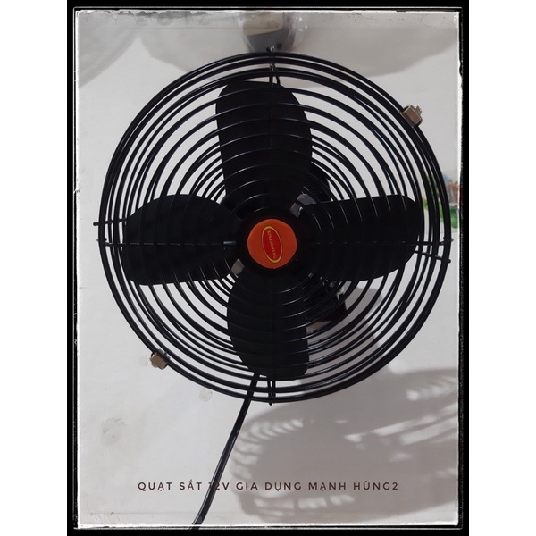 QUẠT LỒNG SẮT CÁNH SẮT ĐIỆN 12v-24v KẸP CHO ÔTÔ XE HƠI VÀ BÁN KÈM TẨU KẸP BÌNH AC QUY