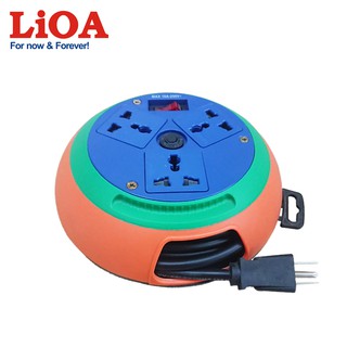 Ổ cắm điện quay tay 3 ổ Lioa DB53-10A