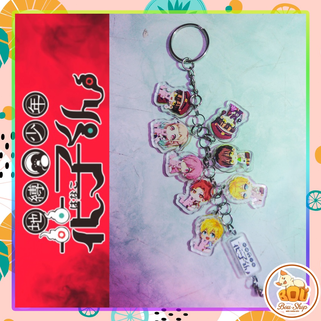 Móc khóa dây Acrylic Mica Jibaku Shounen Hanako kun - Cậu ma nhà xí Hanako Anime