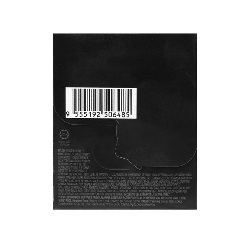 Kẹo sing gum no5 dưa hấu, bạc hà