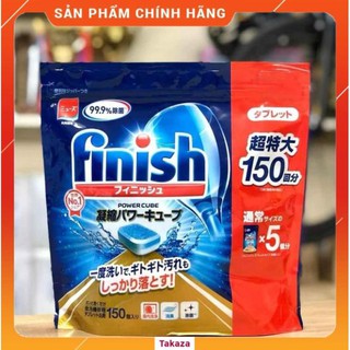 Viên rửa bát, rửa chén finish 150 viên nhật bản