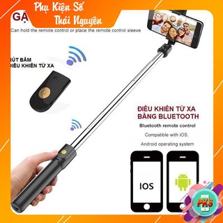 Gậy chụp hình, gậy tự sướng kiêm chân tripod k07 nhỏ gọn kèm tay remote bluetooth