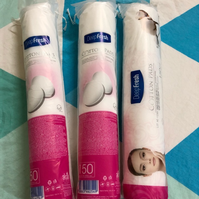 Bông tẩy trang cao cấp Deep Fresh 150 miếng