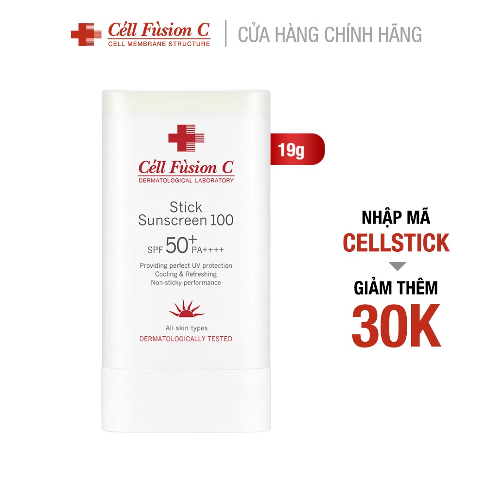 Sáp Chống Nắng Dạng Thỏi Cell Fusion C Stick Sunscreen 100 SPF50+/ PA++++ 19g [HSD: 9/12/2021