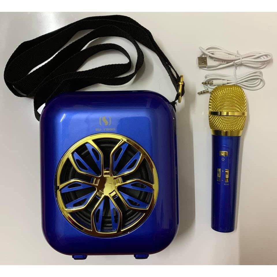 Loa bluetooth xách tay YS A20 kèm micro ko dây âm thanh cực chuẩn shopgiarebatngo