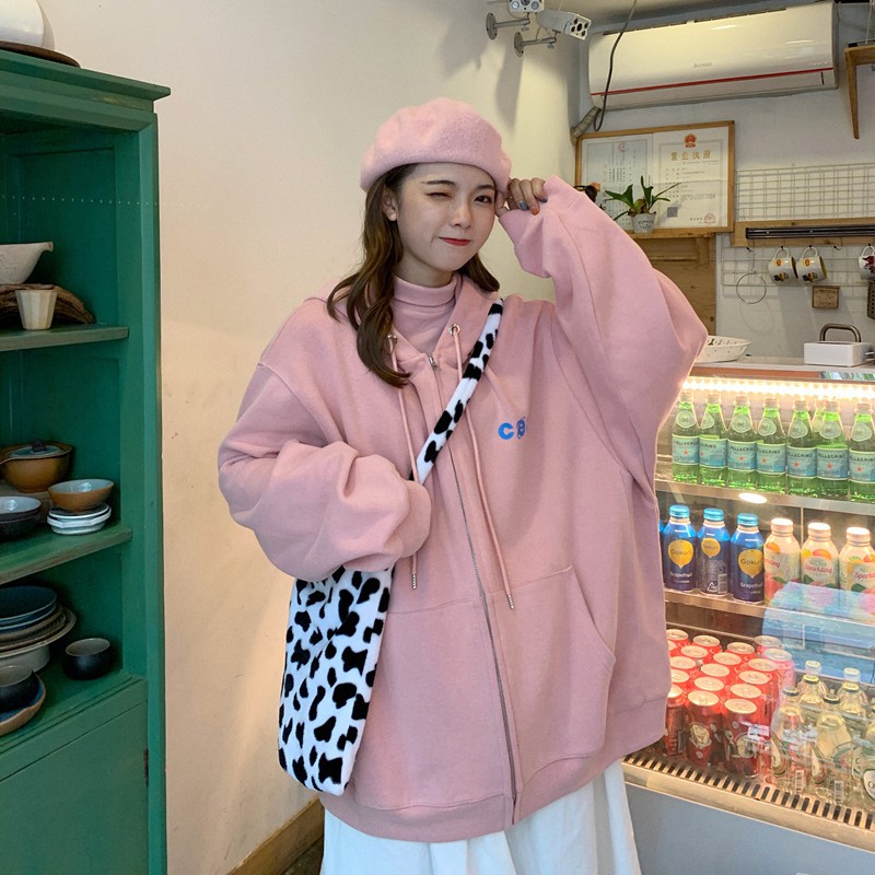 Áo khoác ulzzang cec dáng rộng hot hit taobao