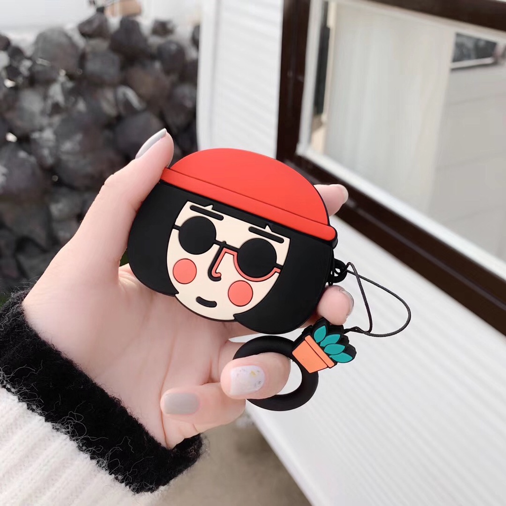 Vỏ bảo vệ hộp sạc tai nghe bằng silicon thích hợp cho Airpods 1 / 2