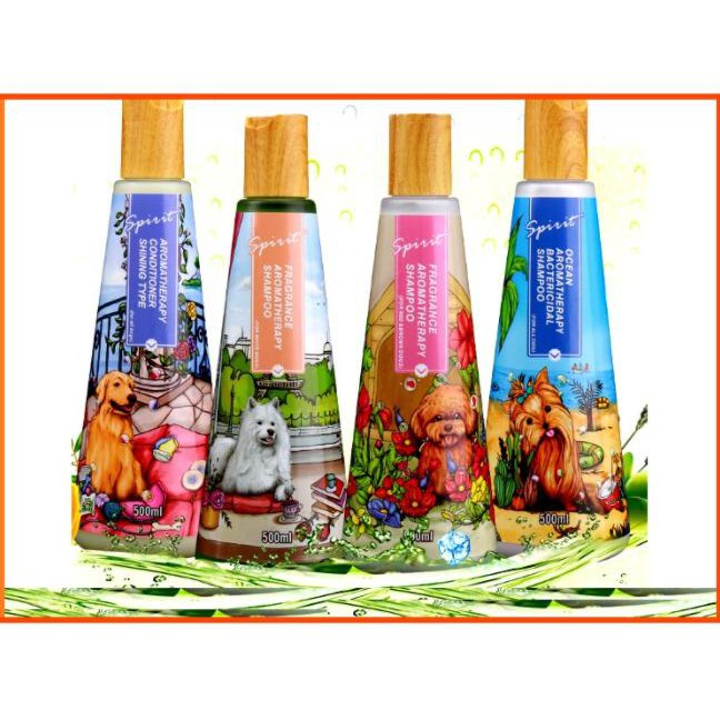 [Mã PET50K giảm Giảm 10% - Tối đa 50K đơn từ 250K] Sữa Tắm Spirit Nắp Gỗ Cho Thú Cưng 500ml