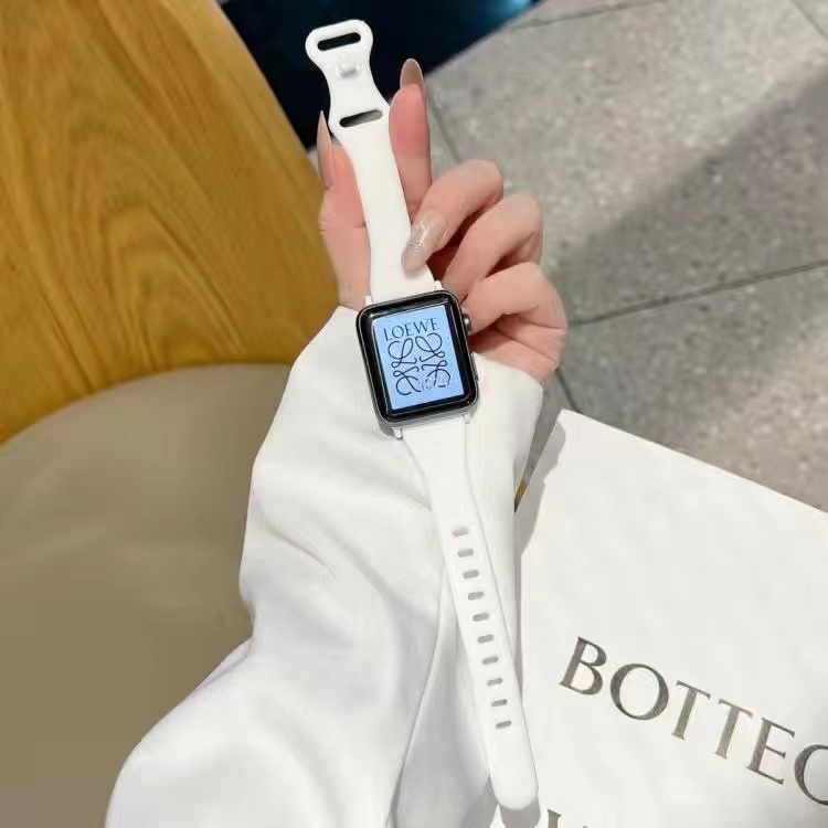 Dây Đeo Tay Bằng Silicone Thoáng Khí 2022 Cho Apple Watch 49mm 41mm 45mm 44mm 40mm 42mm 38mm 44mm i-Watch ultra 7 6 5 4 3 2 1 se