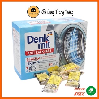 Hộp 60 viên tẩy lồng máy giặt Denkmit