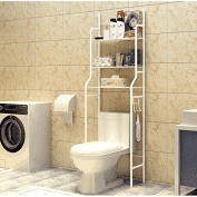 Kệ bồn cầu, kệ máy giặt 3 tầng để sau bồn cầu, kệ nhà vệ sinh trên toilet, Kệ nhà tắm đa năng tiện lợi