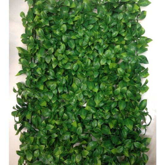 Cỏ Lá Chè - Thảm cỏ nhân tạo, nhựa giả size 60*40cm, decor trang trí tường nhà, văn phòng, nhà hàng, sự kiện