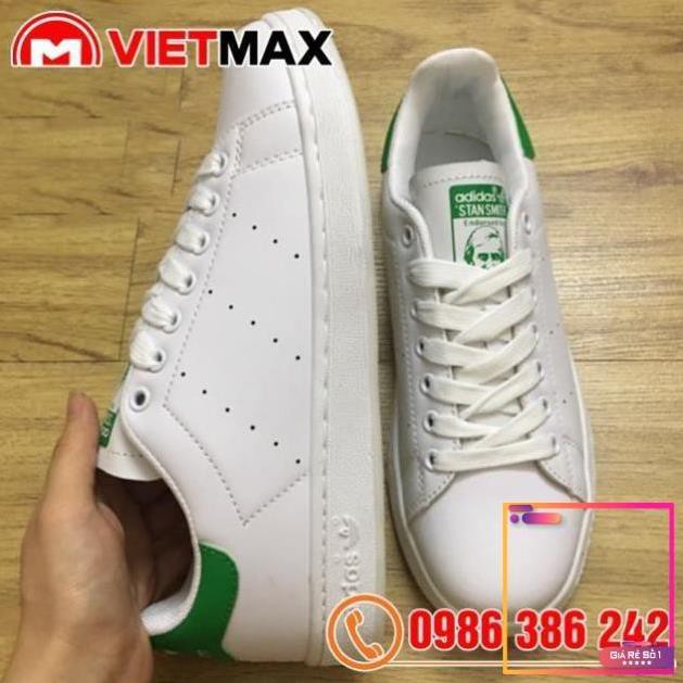 Tết Sale XẢ [Chính Hãng] Giày Adidas Stan Smith Gót Xanh Lá Nam Nữ . 2020 Xịn Nhẩt NEW ✔️ . ^ ' ) ྇ ! ⁸ '\ -t5