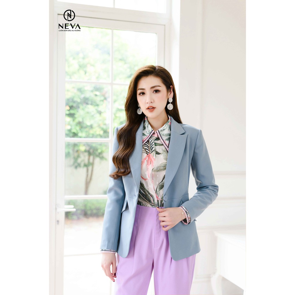 Vest xanh light blue NEVA – 20F2W620155P014