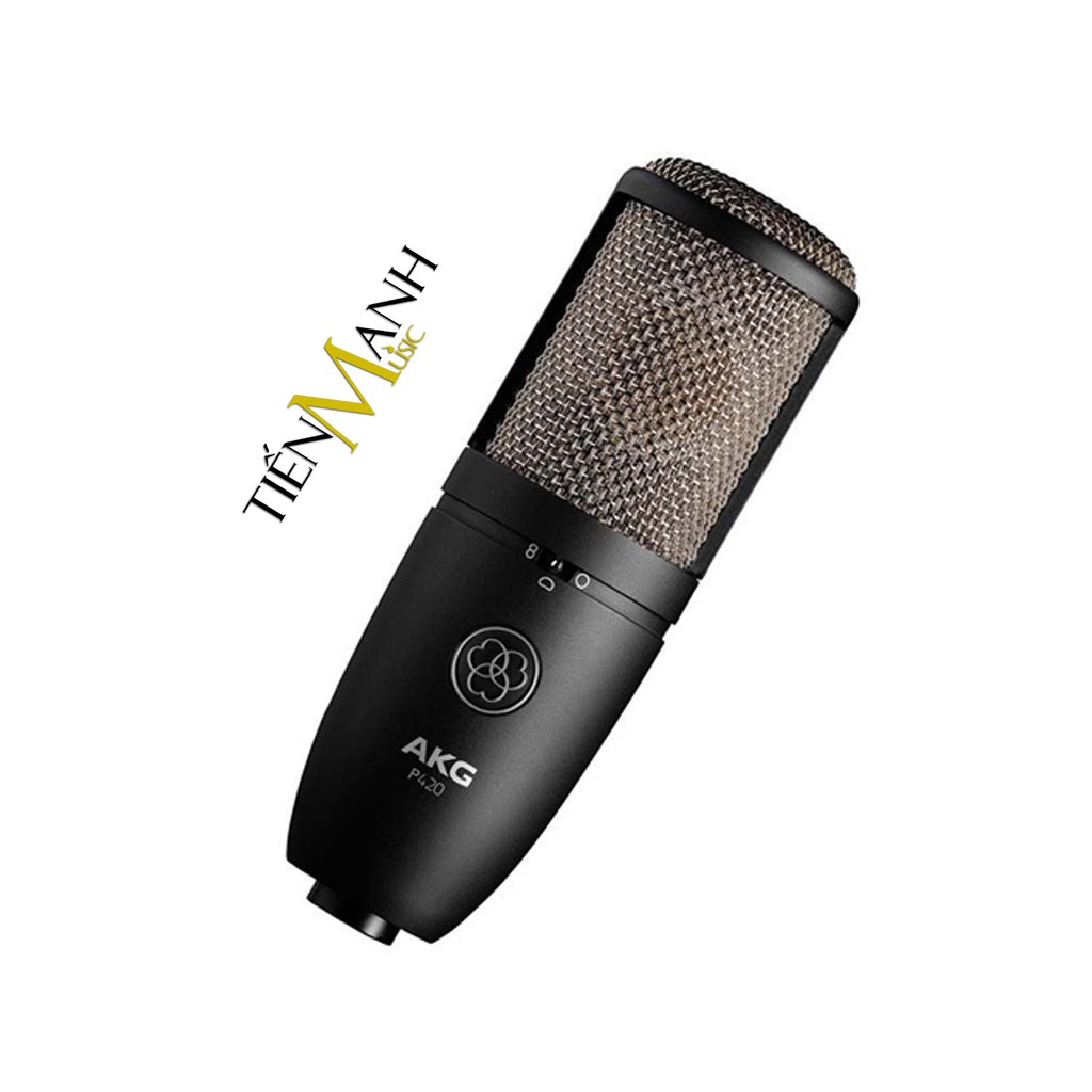 [Tặng Cable, Chính Hãng Mỹ] AKG P420 Micro Vocal Condenser Thu Âm Phòng Studio, Mic Biểu Diễn Microphone Cardioid