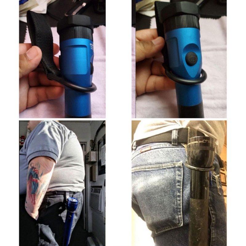 Giá Đỡ Đèn Pin Bằng Nilon Hai Kẹp Tiện Dụng