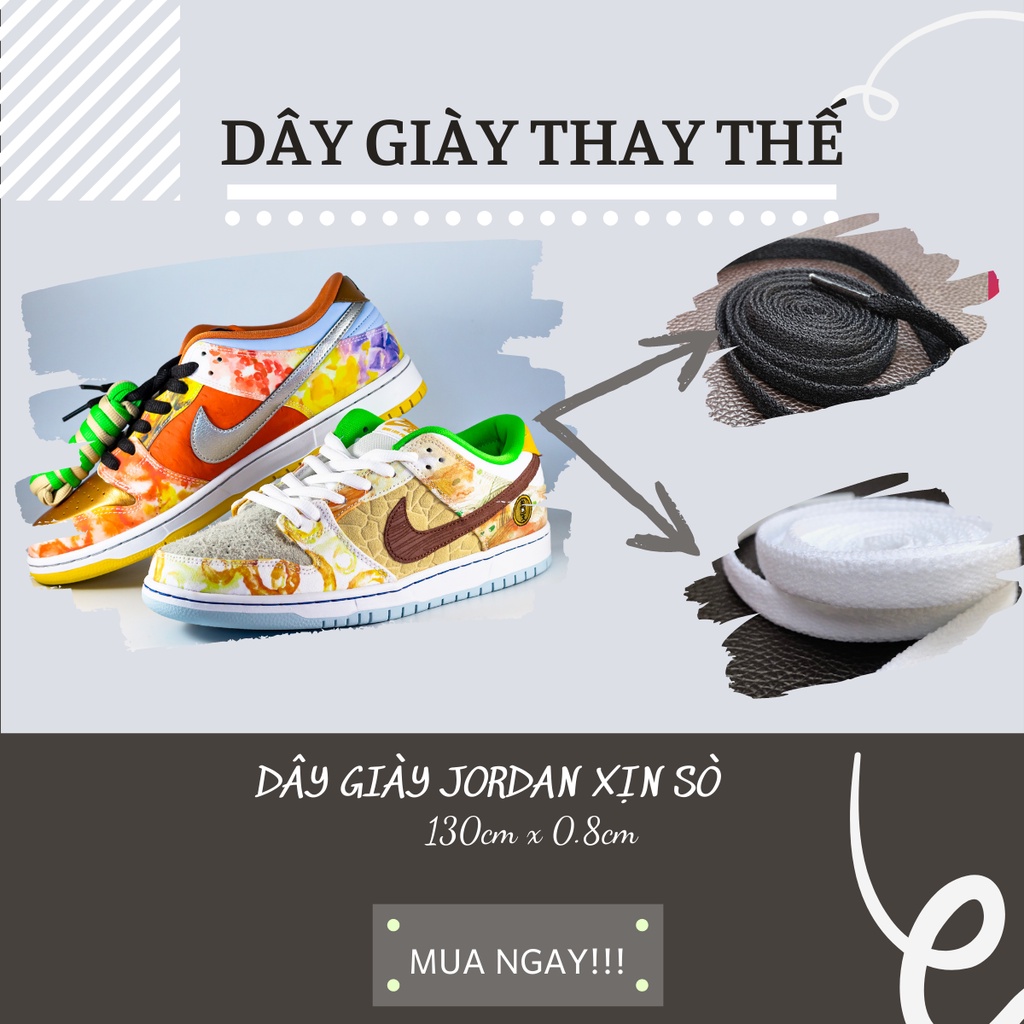 Combo dây giày thể thao truyền thống đen_trắng chuẩn hãng chất bền, loại đen, 130cm. Phụ kiện giày nam nữ ( 2 đôi)