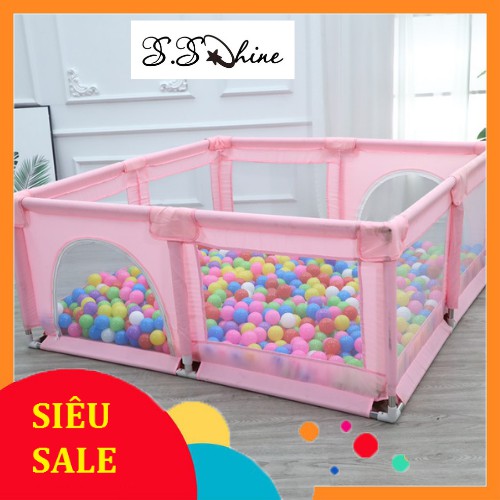 Quây cũi nhà bóng MOMMYKIDS MINH CHÂU Cho bé chống va đập,khung hợp kim chắc chắn18.2m,  1M5 X 1M5 và 1m2 x 1m8