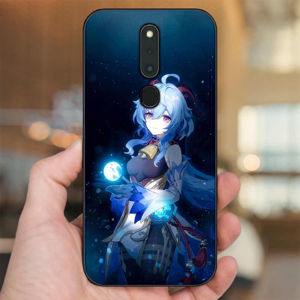 Ốp lưng Oppo F11 Pro viền đen in hình Ganyu Genshin Impact