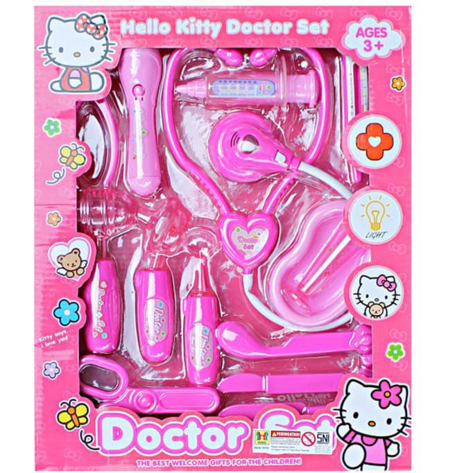 Bộ Đồ Chơi Đóng Vai Bác Sĩ Y Tá Hello Kitty Cho Bé Gái