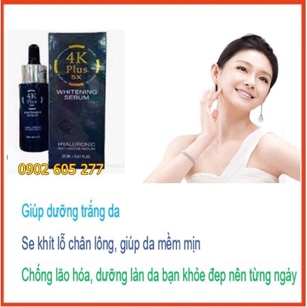 [Hàng chính hãng] Serum 4K Plus 5X Whitening Thái Lan