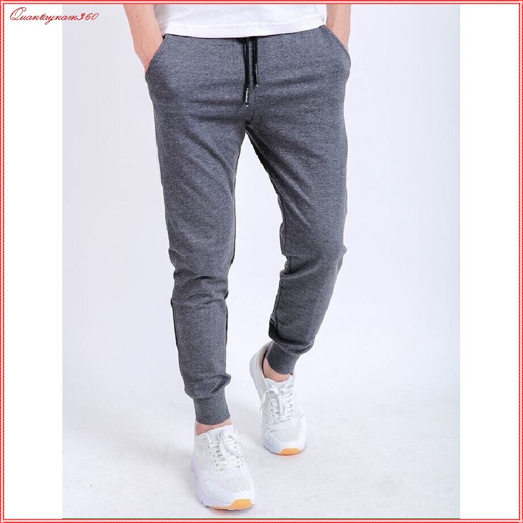 QUẦN JOGGER VNXK NAM NỮ THUN NỈ CO GIÃN - QUẦN NỈ THỂ THAO