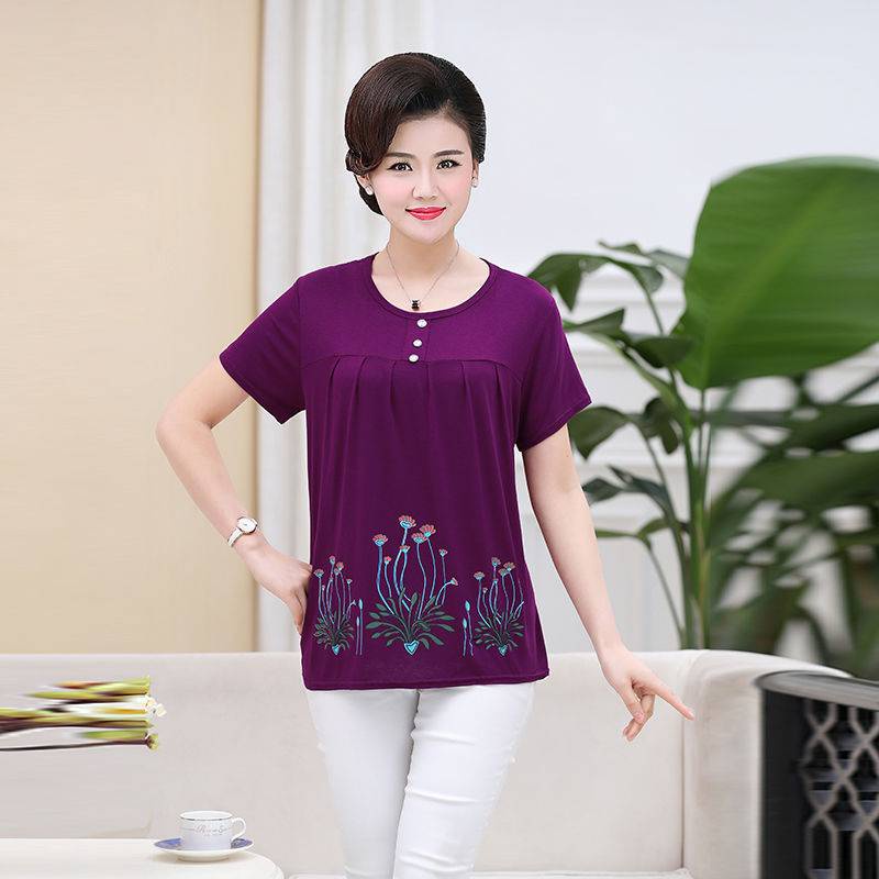 Áo thun tay ngắn dáng rộng in họa tiết thời trang cho nữ