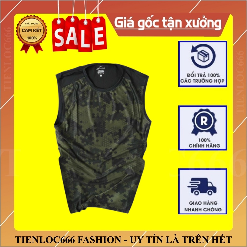Áo Ba Lỗ Họa Tiết 3D Thái Lan Nam, Áo Thun Sát Nách Woat Đẹp, tienloc666