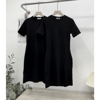 XẢ KHO Đầm body nữ cổ tròn tay ngắn đầm ôm body chất len tăm Tay Ngắn Ulzzang, Váy len body tay ngắn