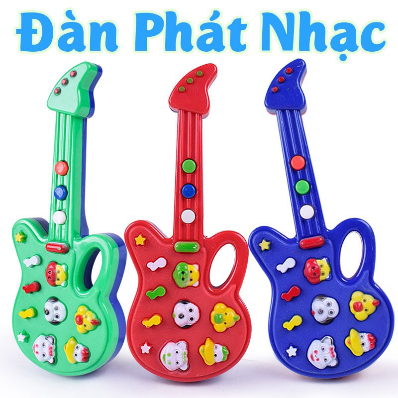 [ Hà Nội | Tp HCM ] Đàn Guitar Rings Nút Bấm Con Vật | Giúp bé phát triển trí thông minh sáng tạo KD2746 [GIÁ ƯU ĐÃI]