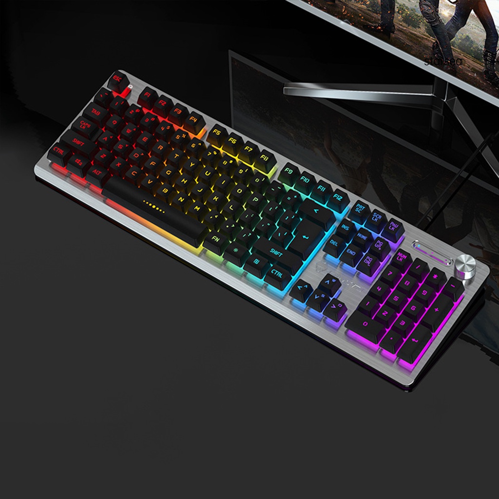 Bàn Phím Cơ Gaming Stse K002 104 Phím Có Đèn Led Nền Rgb