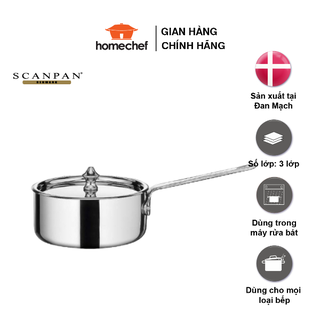Nồi/quánh inox quấy bột Scanpan MaitreD 11231400 - 14cm, dùng bếp từ