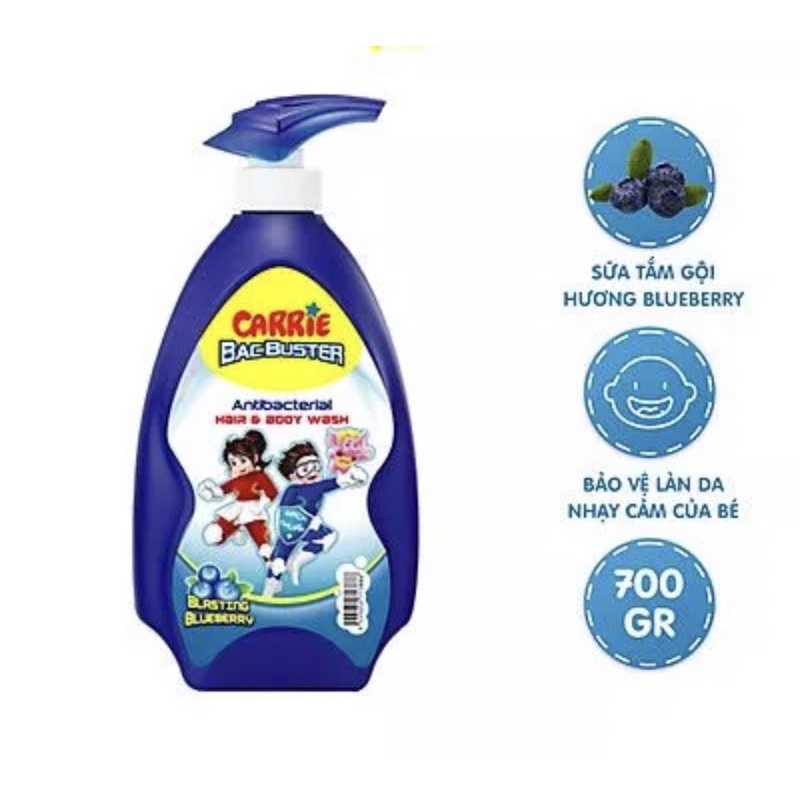 Sữa Tắm Gội cho bé Carrie Junior