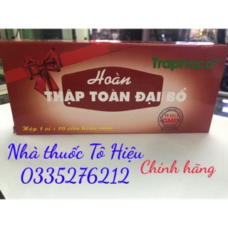 Hoàn Thập toàn đại bổ Traphaco - Ôn bổ khí huyết