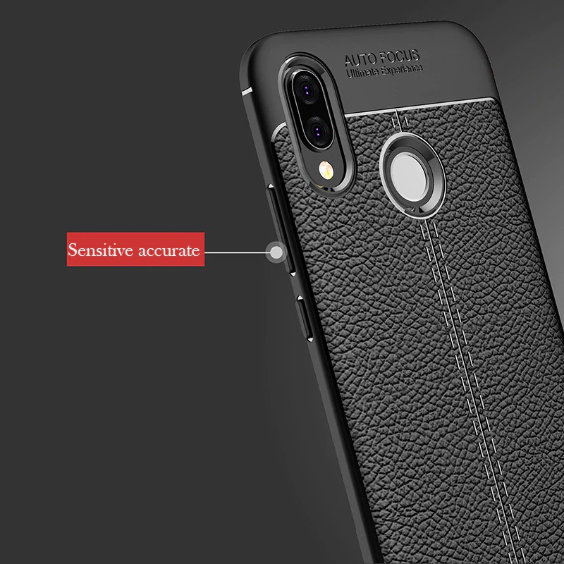 Ốp Lưng Silicon Auto Focus, Silicon Trong Cho Huawei Y9-2019