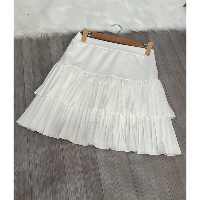 Chân váy dập ly Bigsize  60kg đến 95kg (có quần trong)