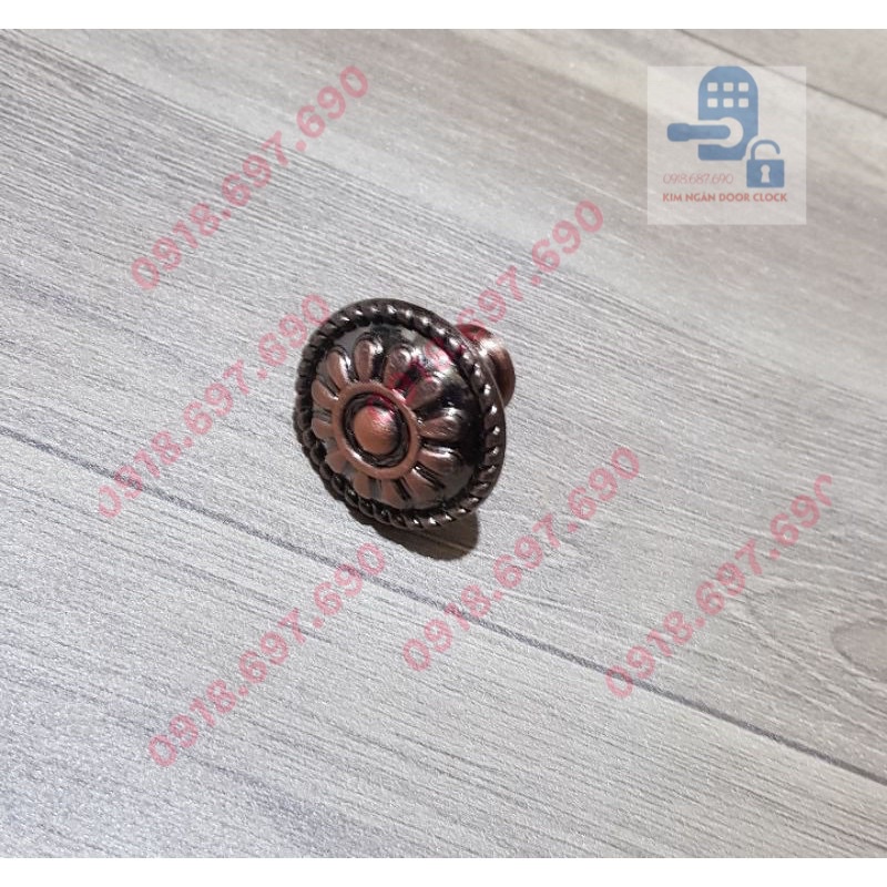 Tay nắm gù tủ màu nâu / rêu cao cấp