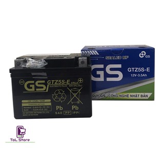 Ắc quy xe máy GS GTZ5S-E (12V-3.5Ah)