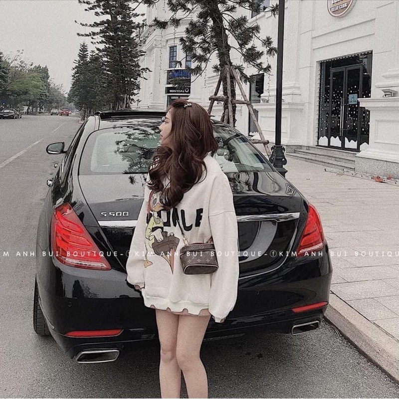 Áo nỉ bông in hình Vịt Donal | BigBuy360 - bigbuy360.vn